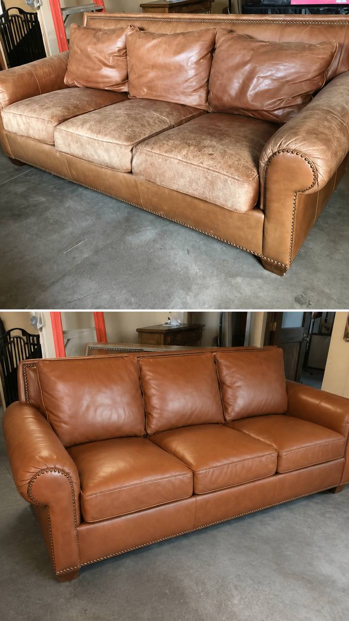 Leather Recoloring and Color Restoration 3